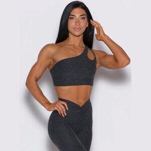 Bombshell Sportswear SET | Lateral Bra | V Active Leggings | Charcoal | Small